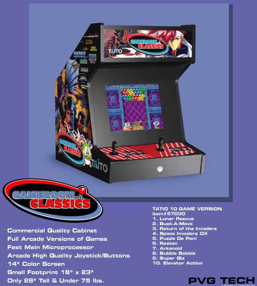 multi-game arcade games
